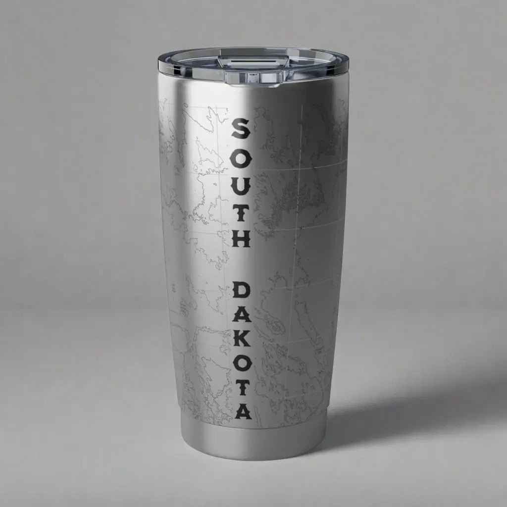 Badlands National Park Topographic Tumbler 20oz USGS