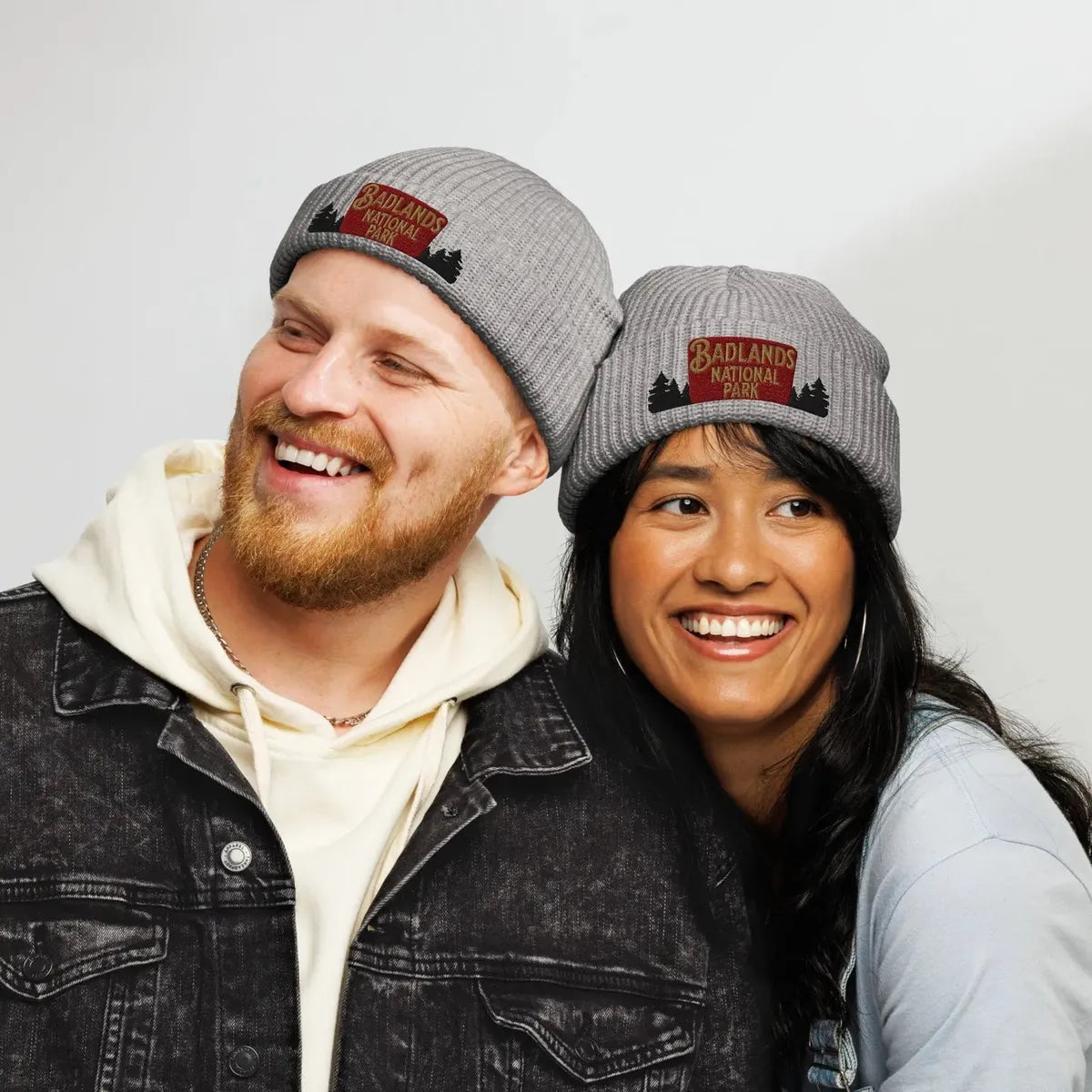 Badlands National Park Wharf Fisherman Style Embroidered Beanie