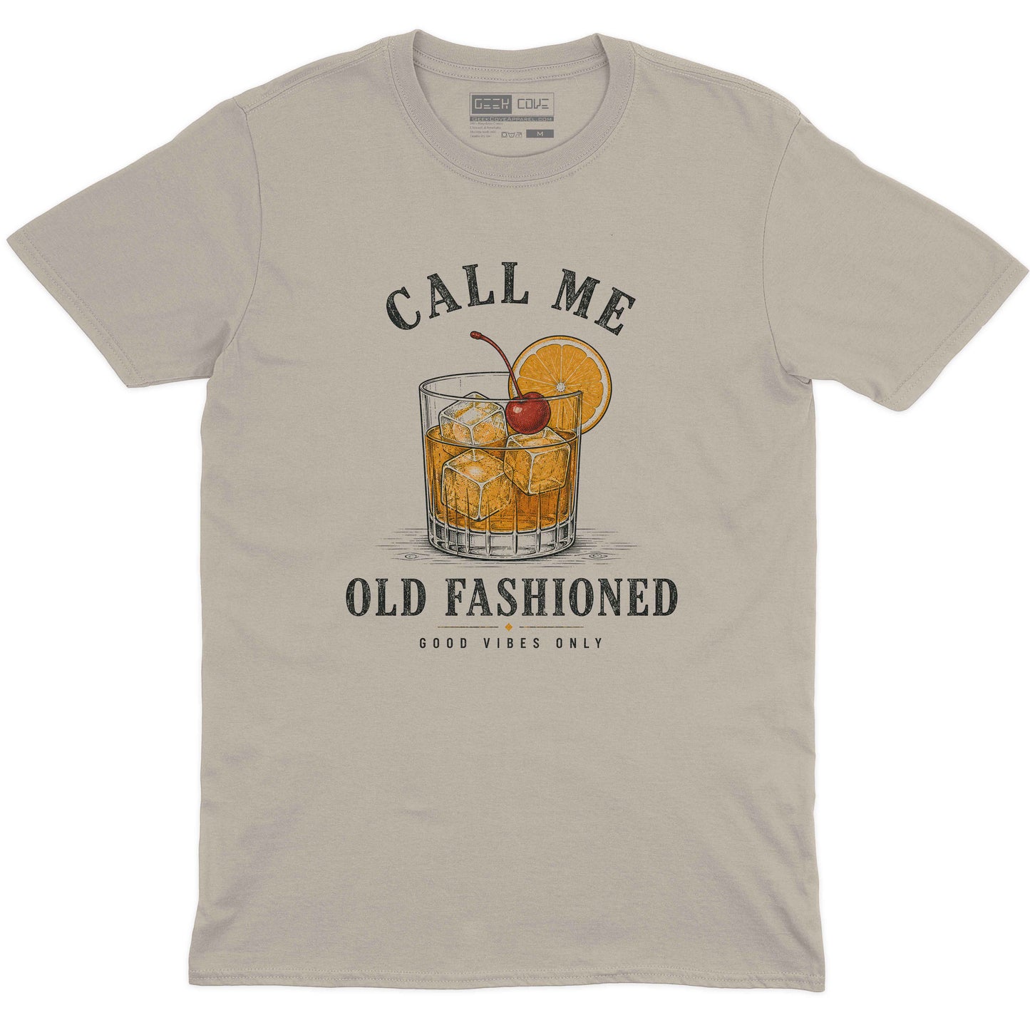 Call Me Old Fashioned Good Vibes Crew Neck Tee