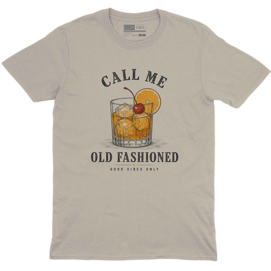Call Me Old Fashioned Good Vibes Crew Neck Tee
