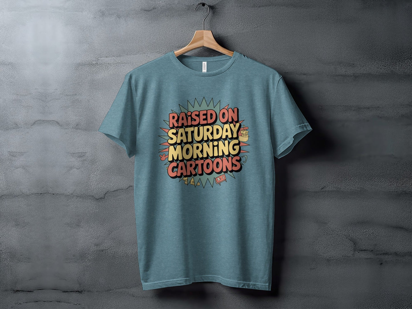Raised On Saturday Morning Cartoons Funny T-Shirt