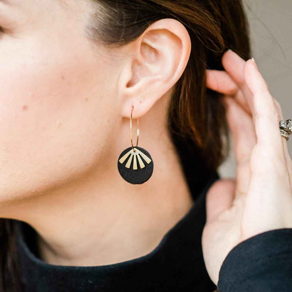 Black Oakleigh Earrings