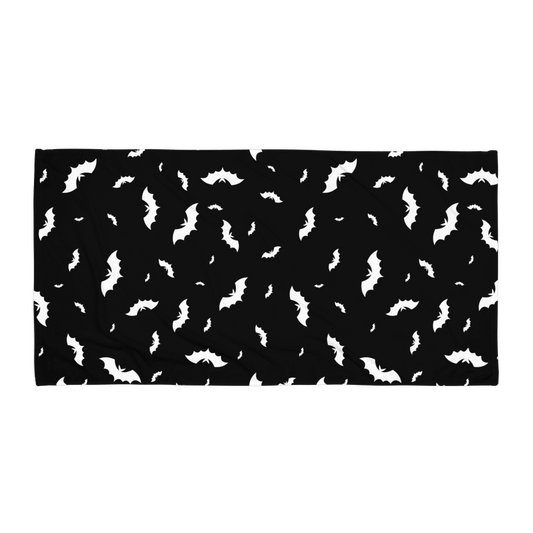 Blackout Batty Beach Towel