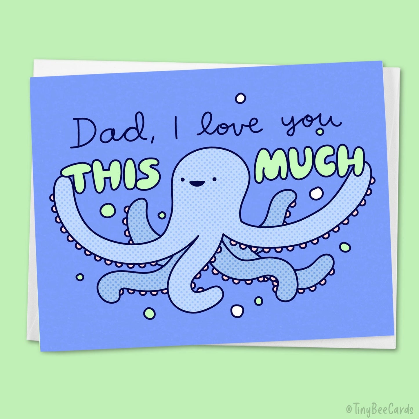 Octopus Mothers Day Card "Love you THIS MUCH!"