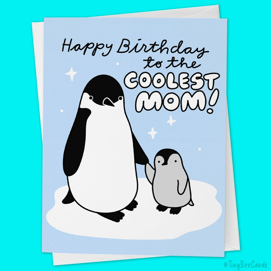 Mom or Dad Birthday or Mother's / Father’s Day Card "Coolest Dad/Mom!”