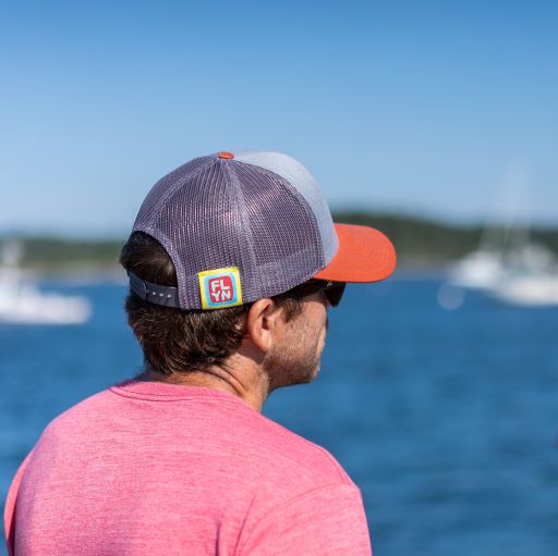 Grey/Terracotta Trucker