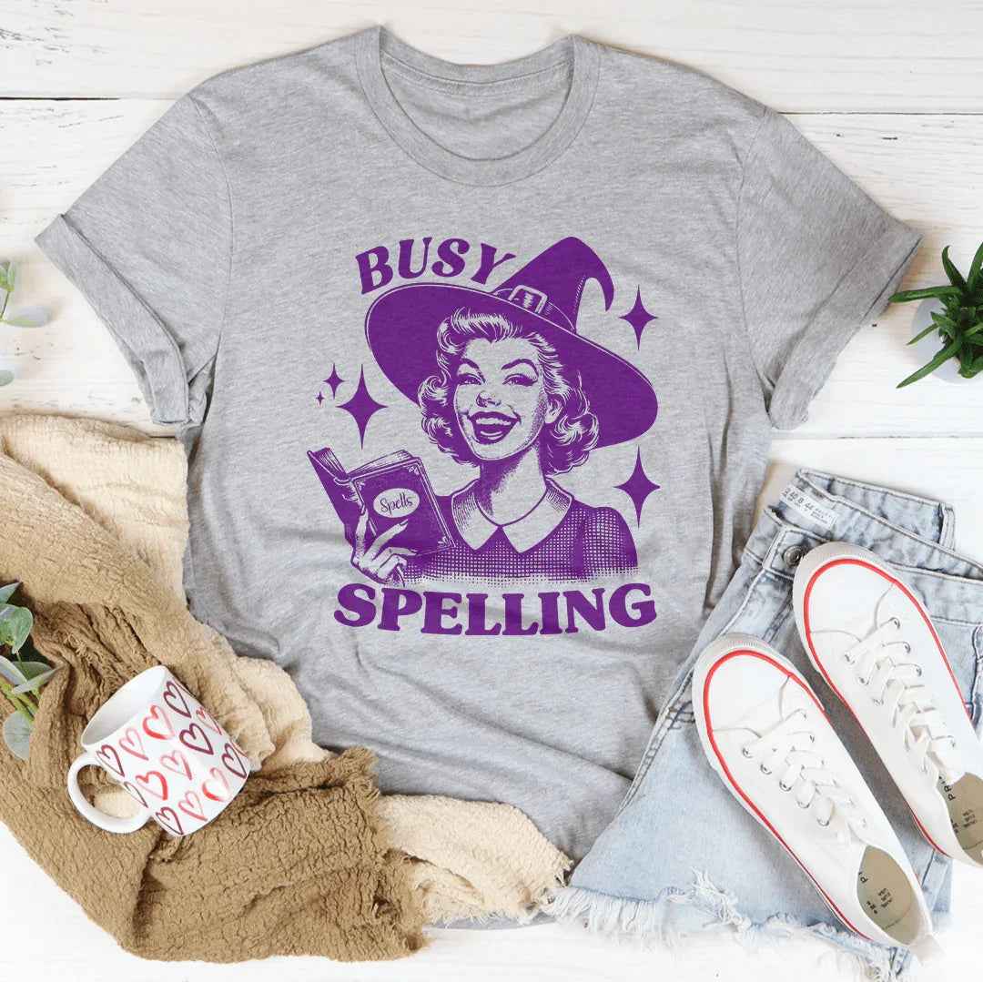 Busy Spelling Tee