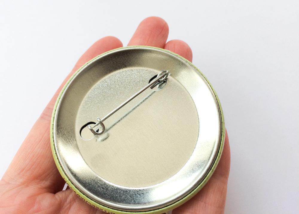 Dachshund Fridge Magnet or Pinback Button "Hot Dog!"