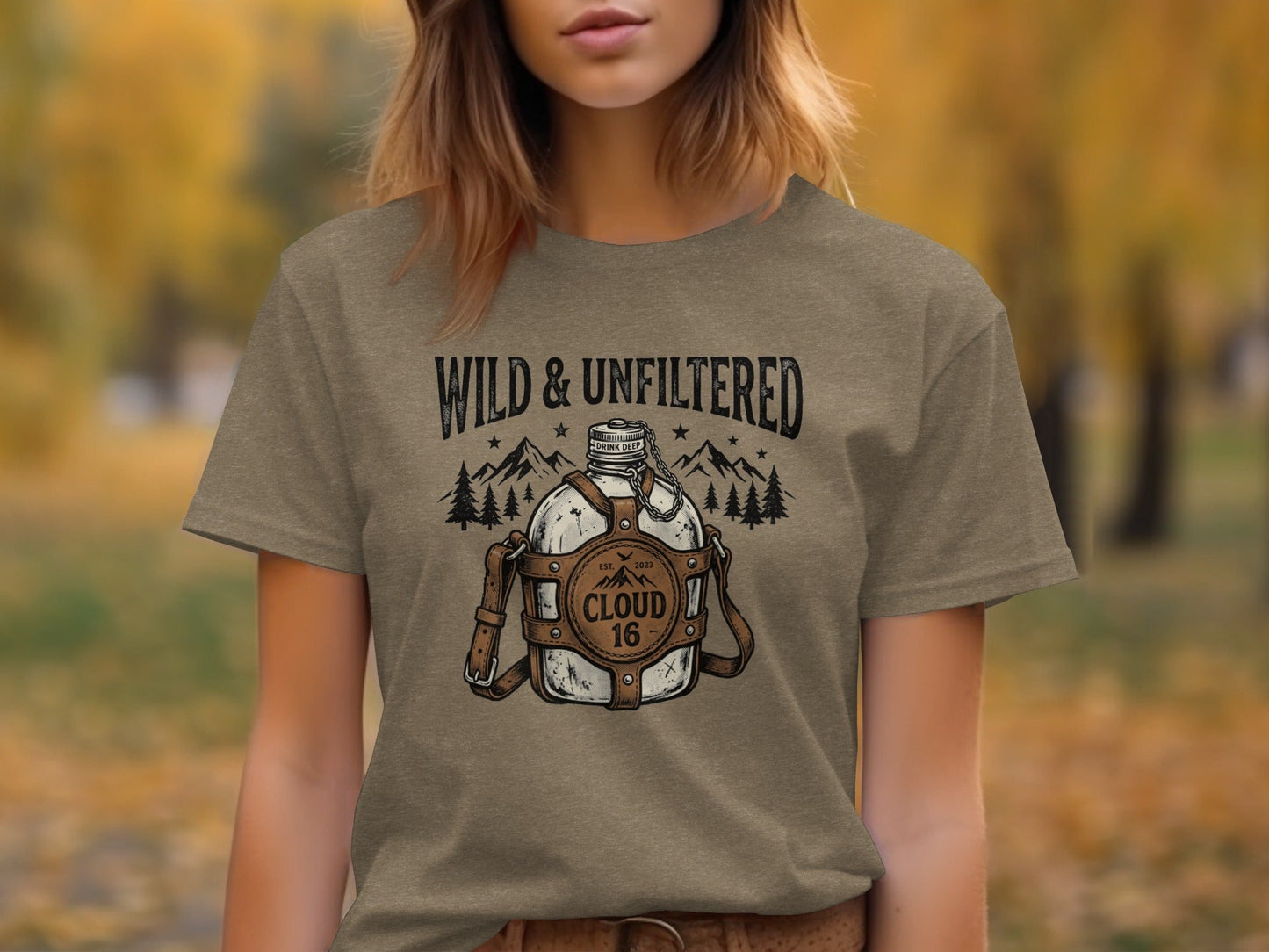 Rugged Wild & Unfiltered Spirit Wilderness Shirt