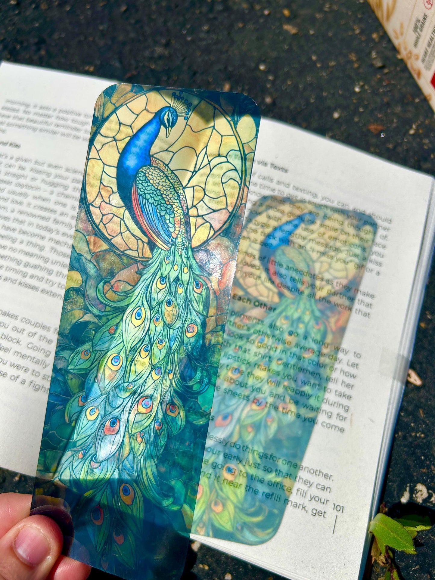 Peacock of Royalty Bookmark – Elegant Feathered Beauty, Majestic Bird Gift, Unique Book Lover Accessory