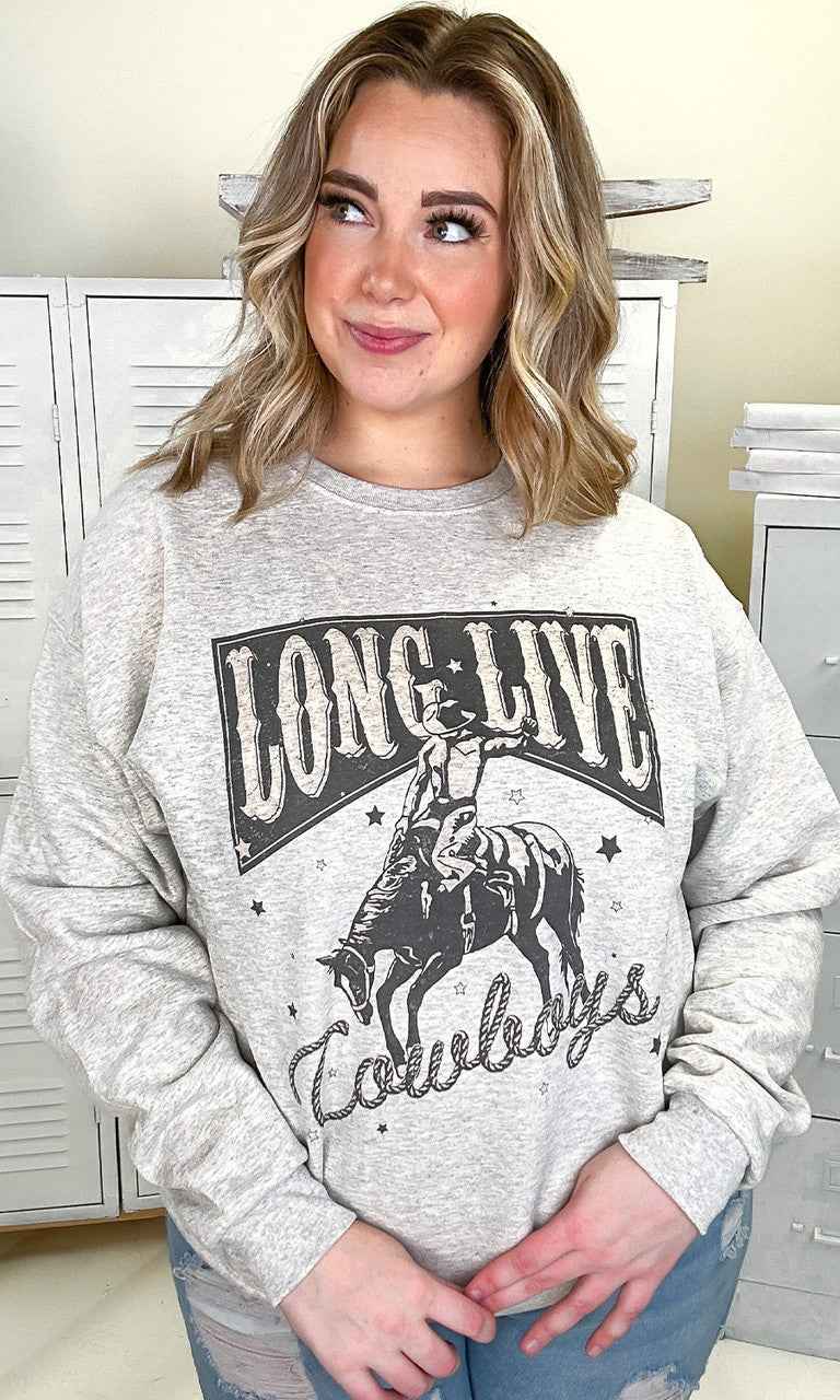 Long Live Cowboys Graphic Sweatshirt