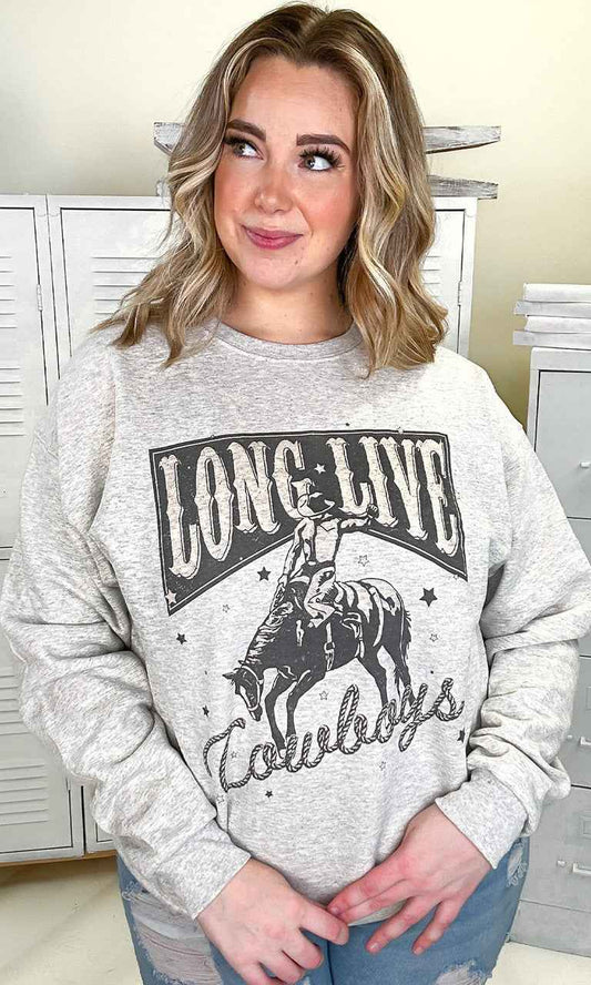 Long Live Cowboys Graphic Sweatshirt