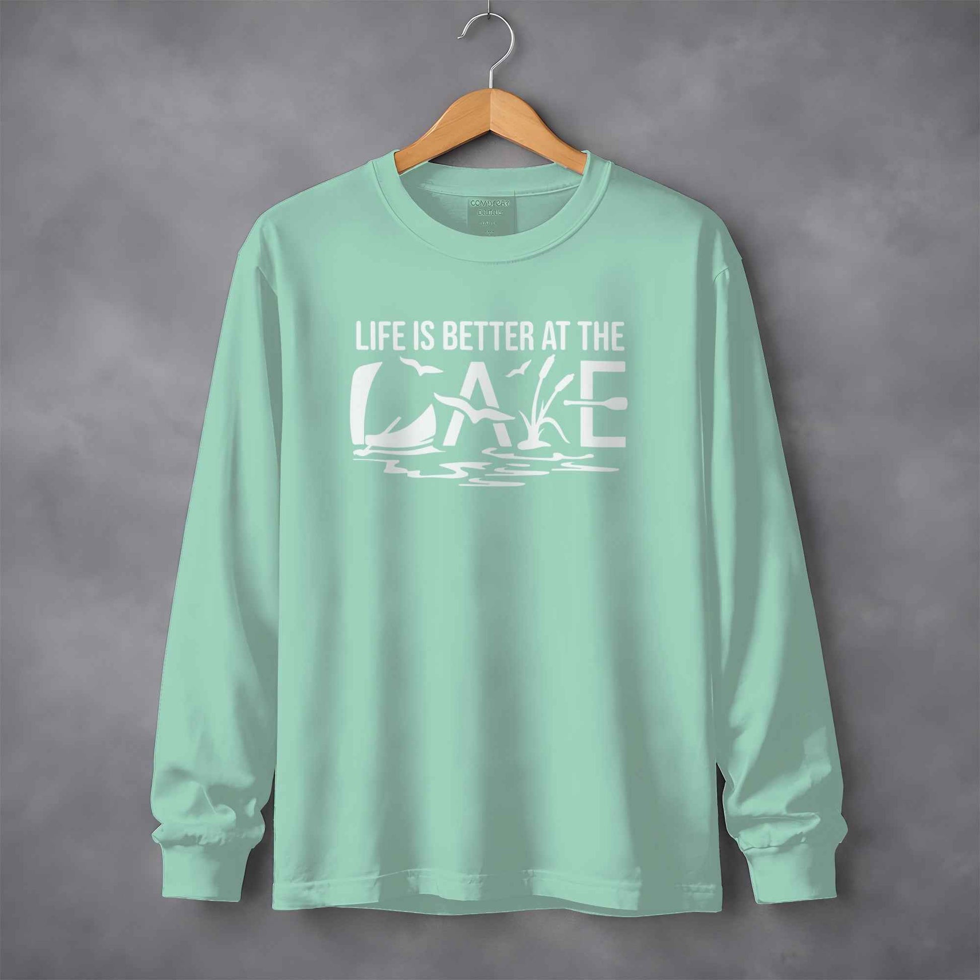 Life is Better at the Lake Outdoors Recreation Long Sleeve T-Shirt