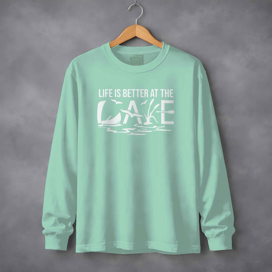 Life is Better at the Lake Outdoors Recreation Long Sleeve T-Shirt