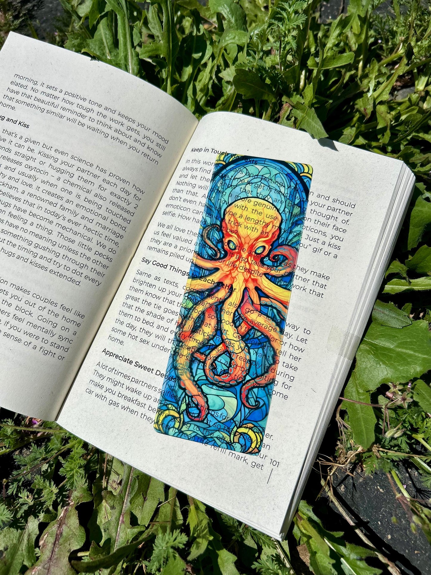 Poisonous Octopus Bookmark – Unique Sea Creature Octopus, Mysterious Octopus, Perfect Gift for Ocean Lovers