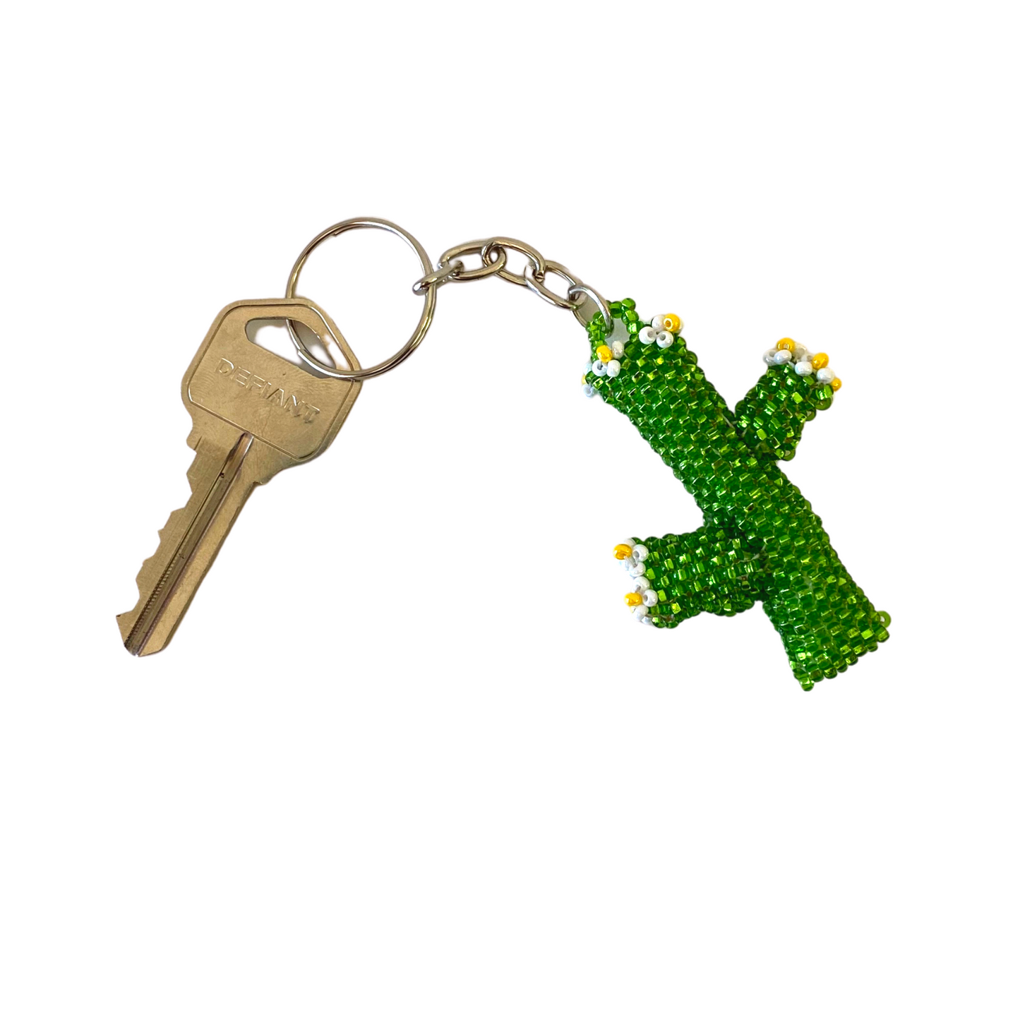 Cactus Seed Bead Key Chain - Guatemala