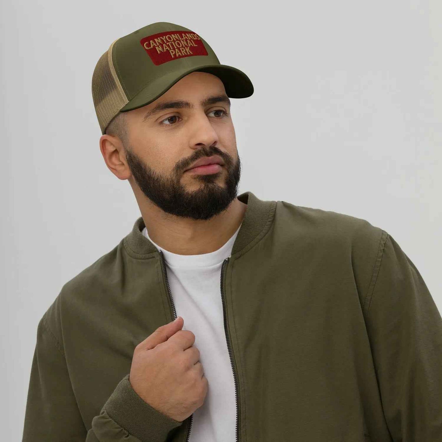 Canyonlands National Park Sign Embroidered Trucker Hat