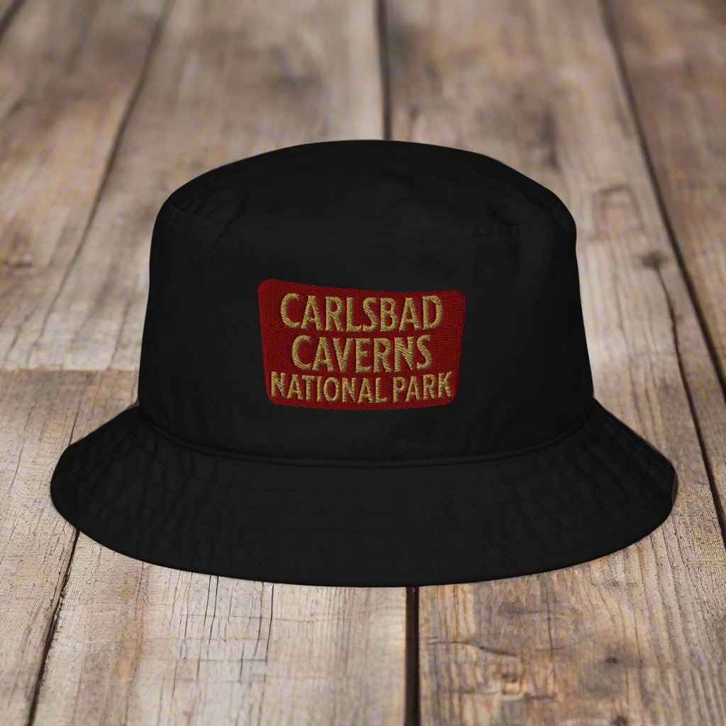 Carlsbad Caverns National Park Embroidered Organic Bucket Hat