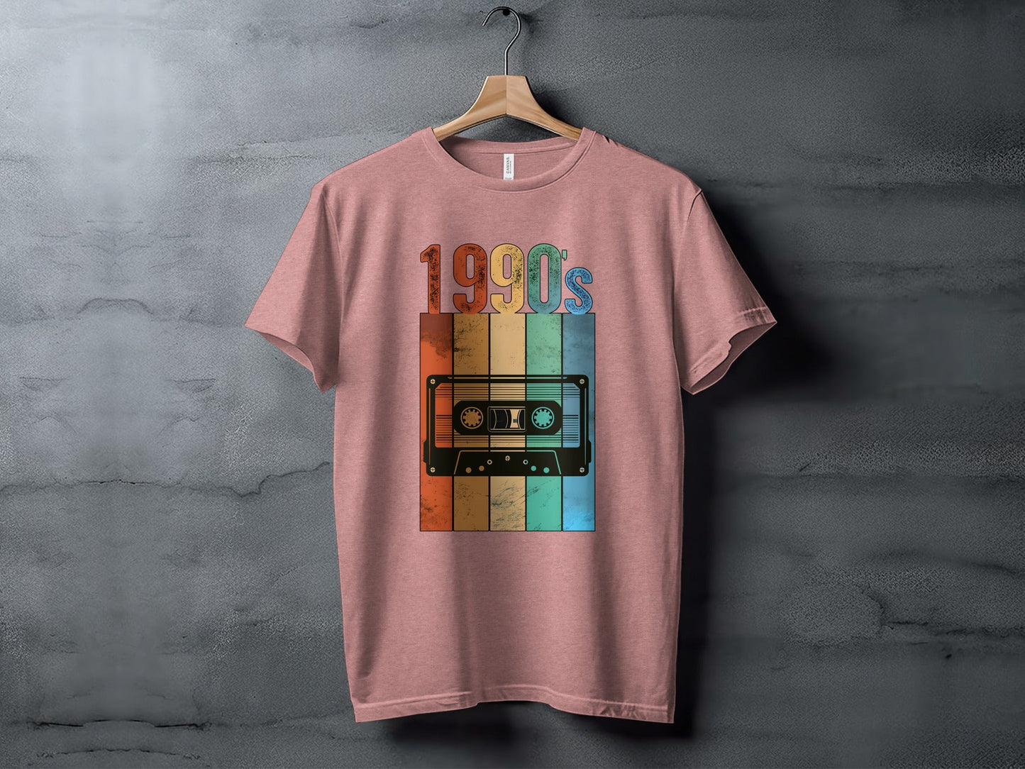 Vintage Cassette Tape with 1990s Design Retro T-Shirt