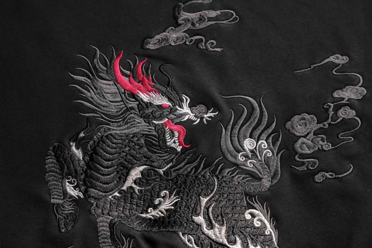 SW9102 Embroidered Kirin Sweater