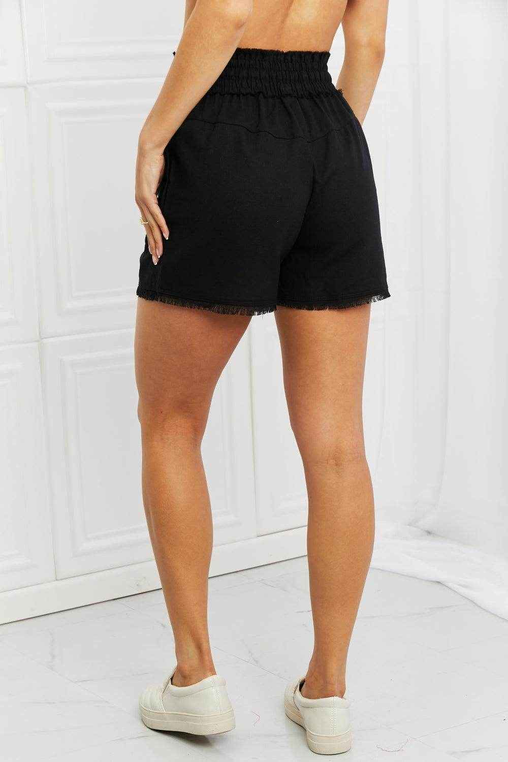Zenana Seaside Full Size Linen Shorts for Casual Comfort