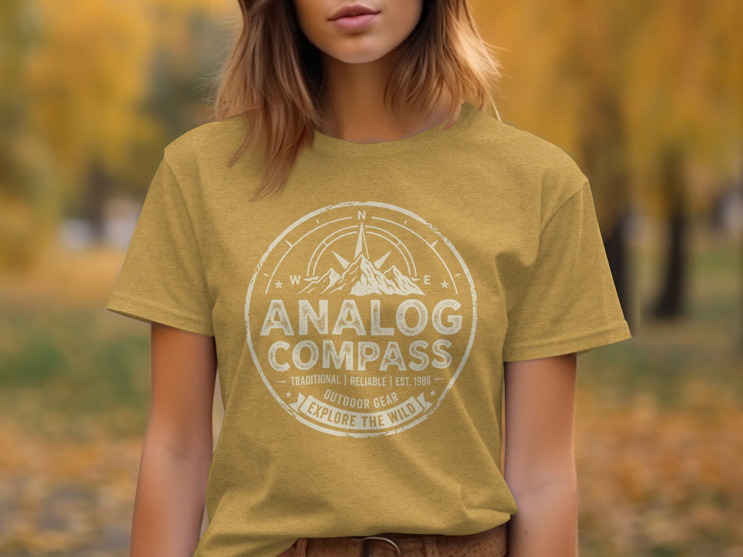 Analog Compass Heritage: The Explorer's Adventure Tee