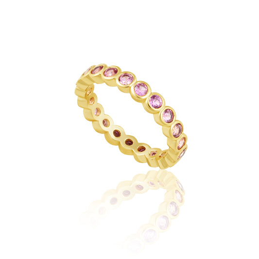 Celeste Eternity Ring - Pink
