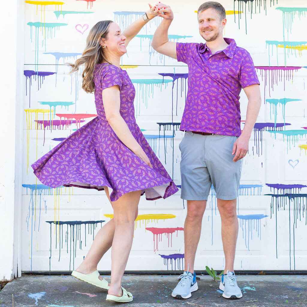 Adult "Emergence" Cicadas Super Twirler Dress with Pockets