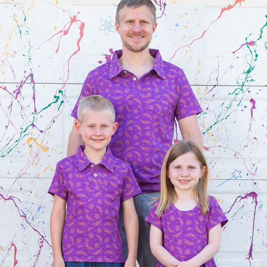 Adult "Emergence" Cicadas Short Sleeve Polo Shirt