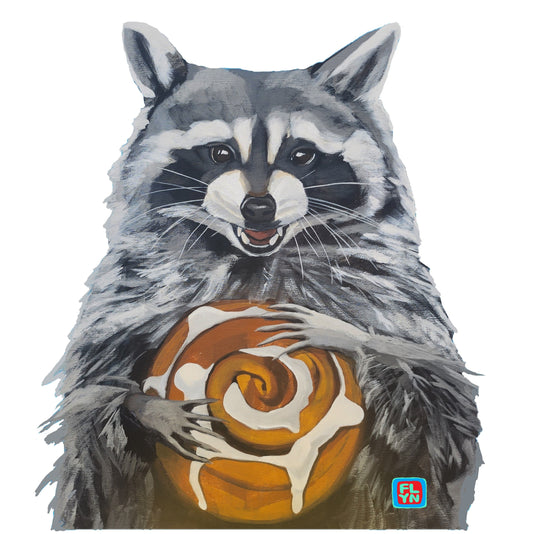 Cinnabun Bandit Cut Out Sticker