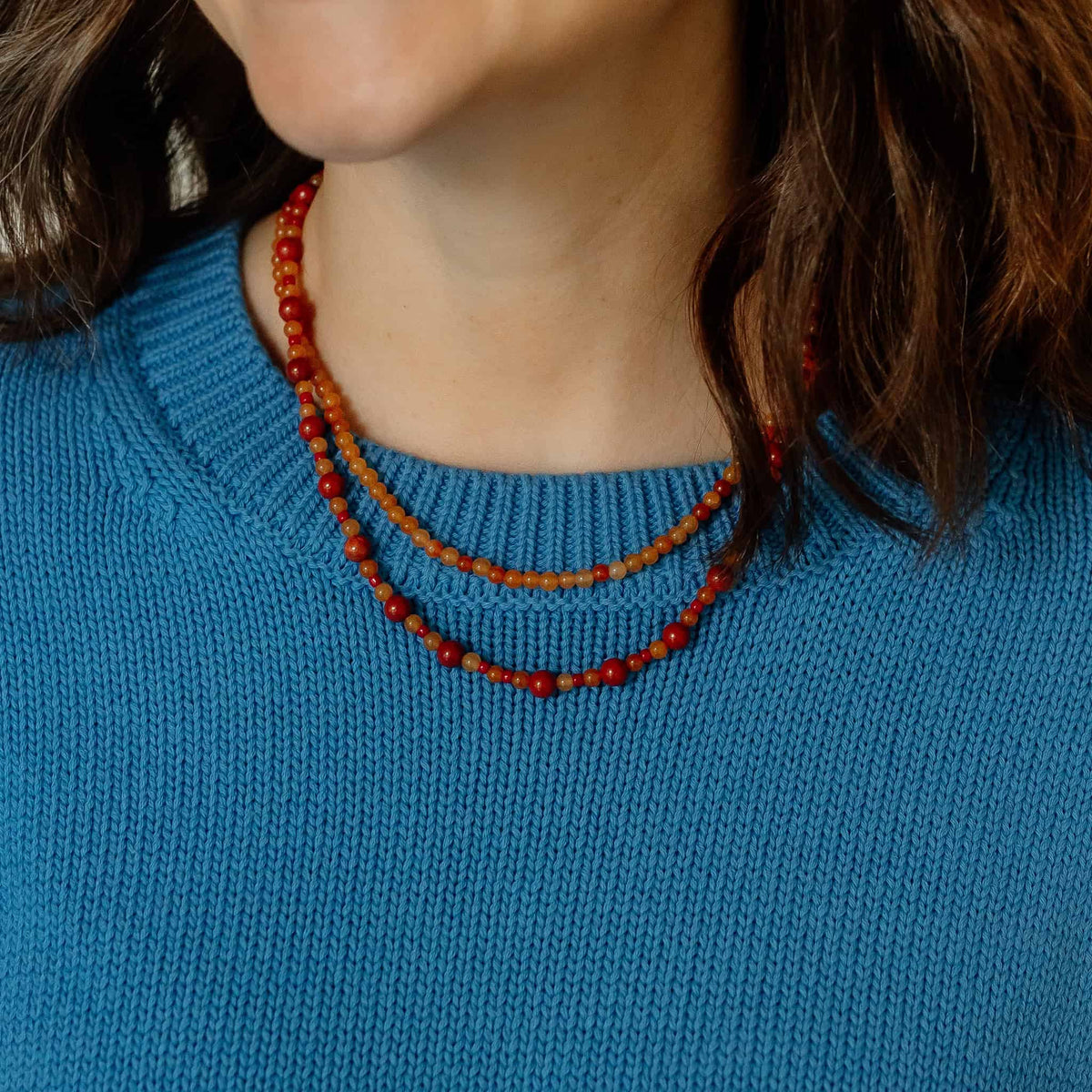 Clementine Beaded Necklace