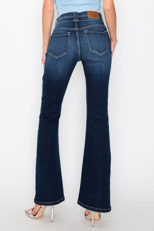 JULIA *Tummy Control* DOUBLE BUTTON High Rise Bootcut Jeans