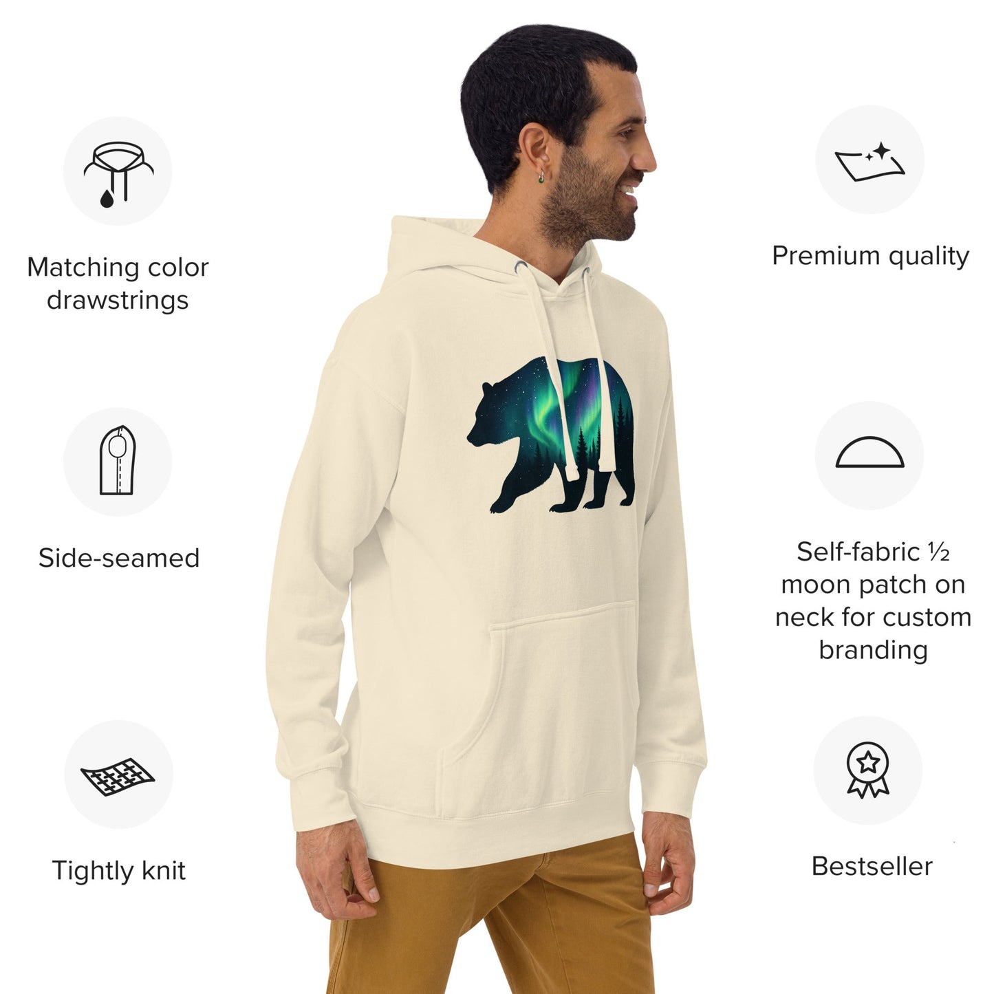 Aurora Bear Hoodie (M2580)