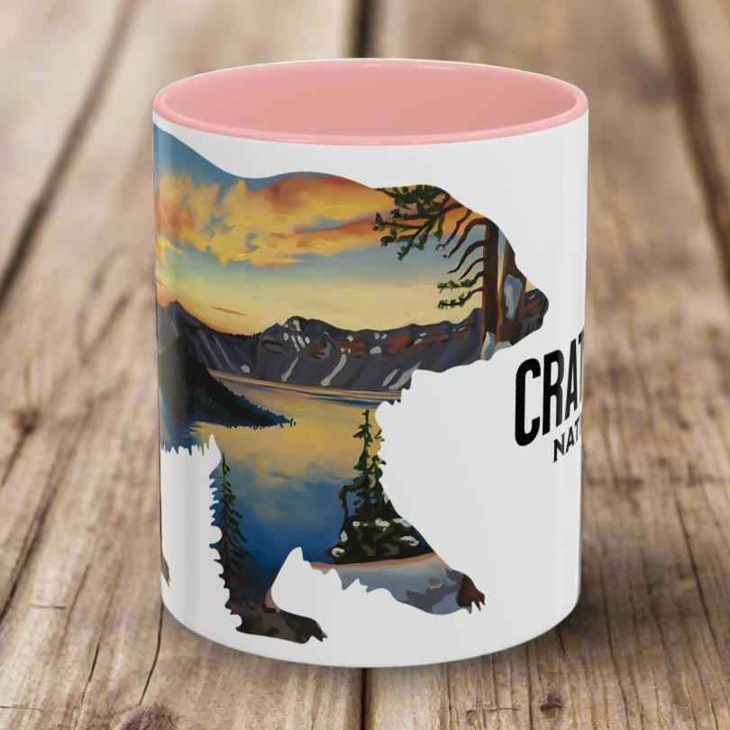 Crater Lake Bear Accent Mug