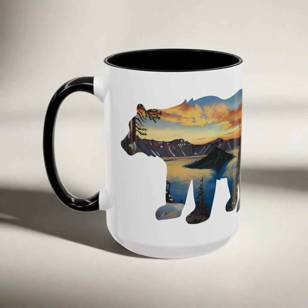 Crater Lake National Park Bear Colored Mug