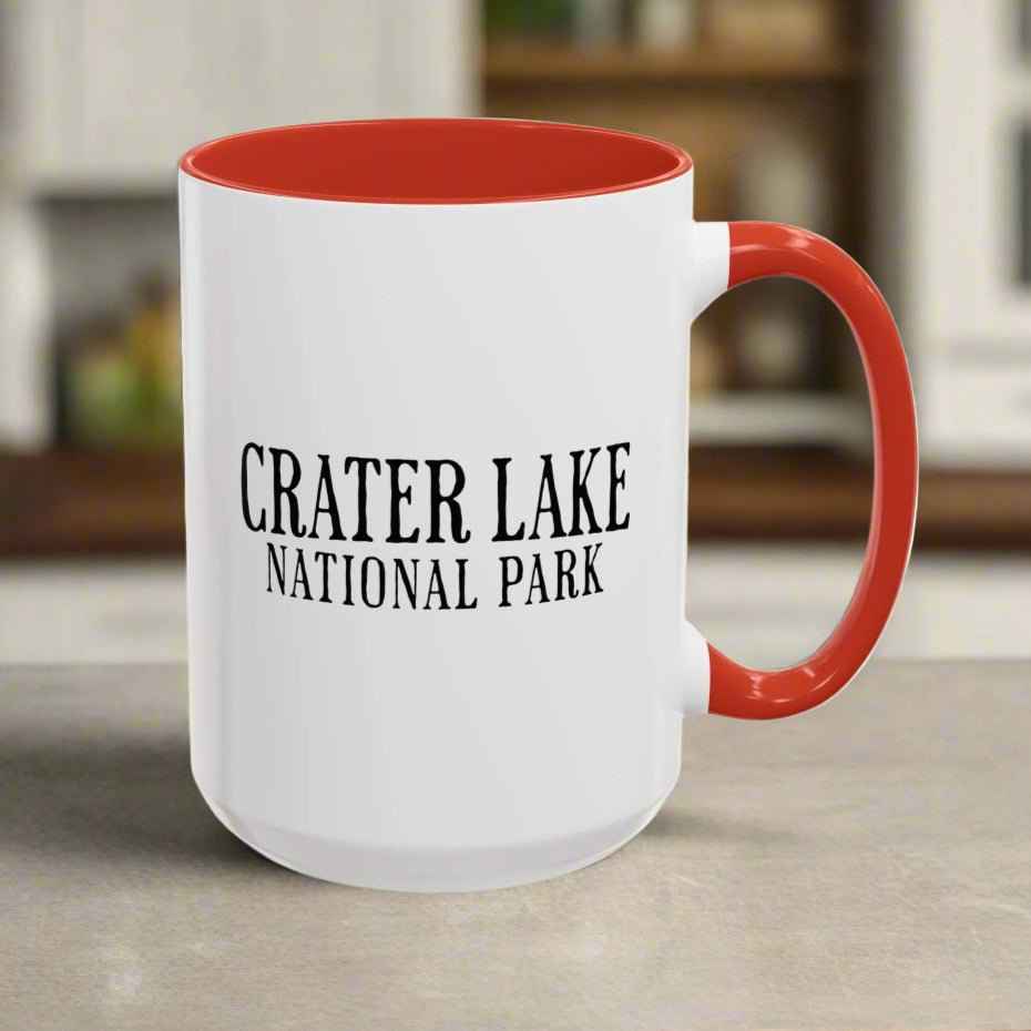 Crater Lake National Park Bear Colored Mug