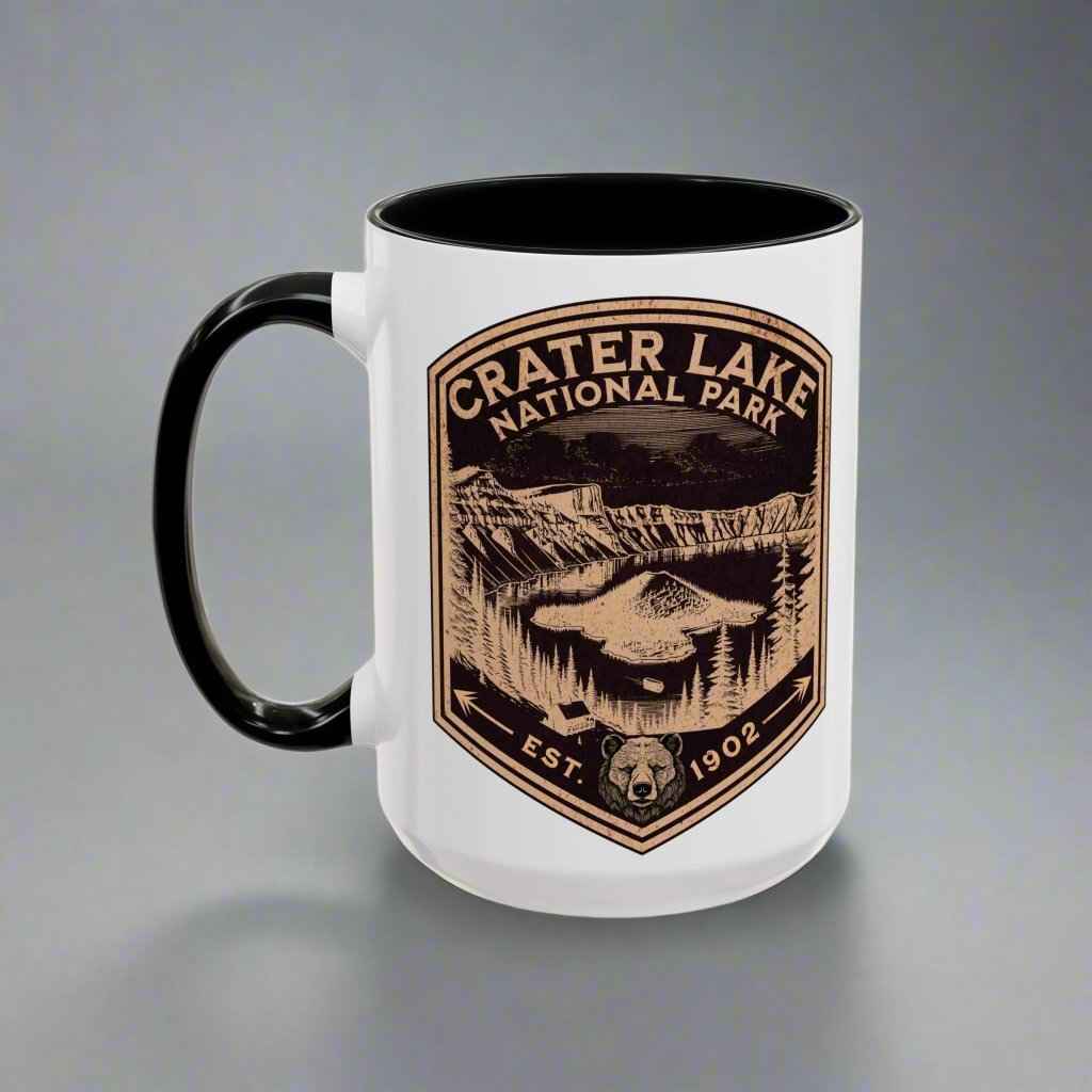 Crater Lake Shield Accent Mug