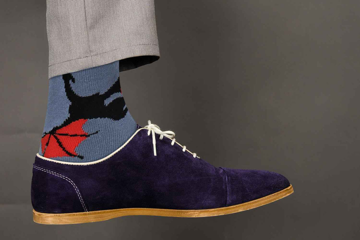 Grey Dragon Socks - Comfy Cotton Socks for Men & Women