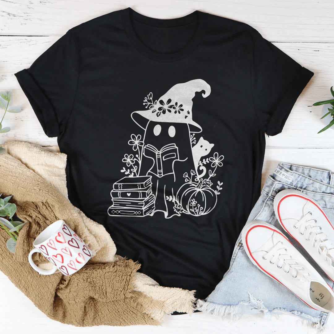 Cute Witch Ghost Tee