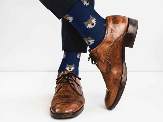 Wolf Head Socks - Comfy Cotton for Men & Women