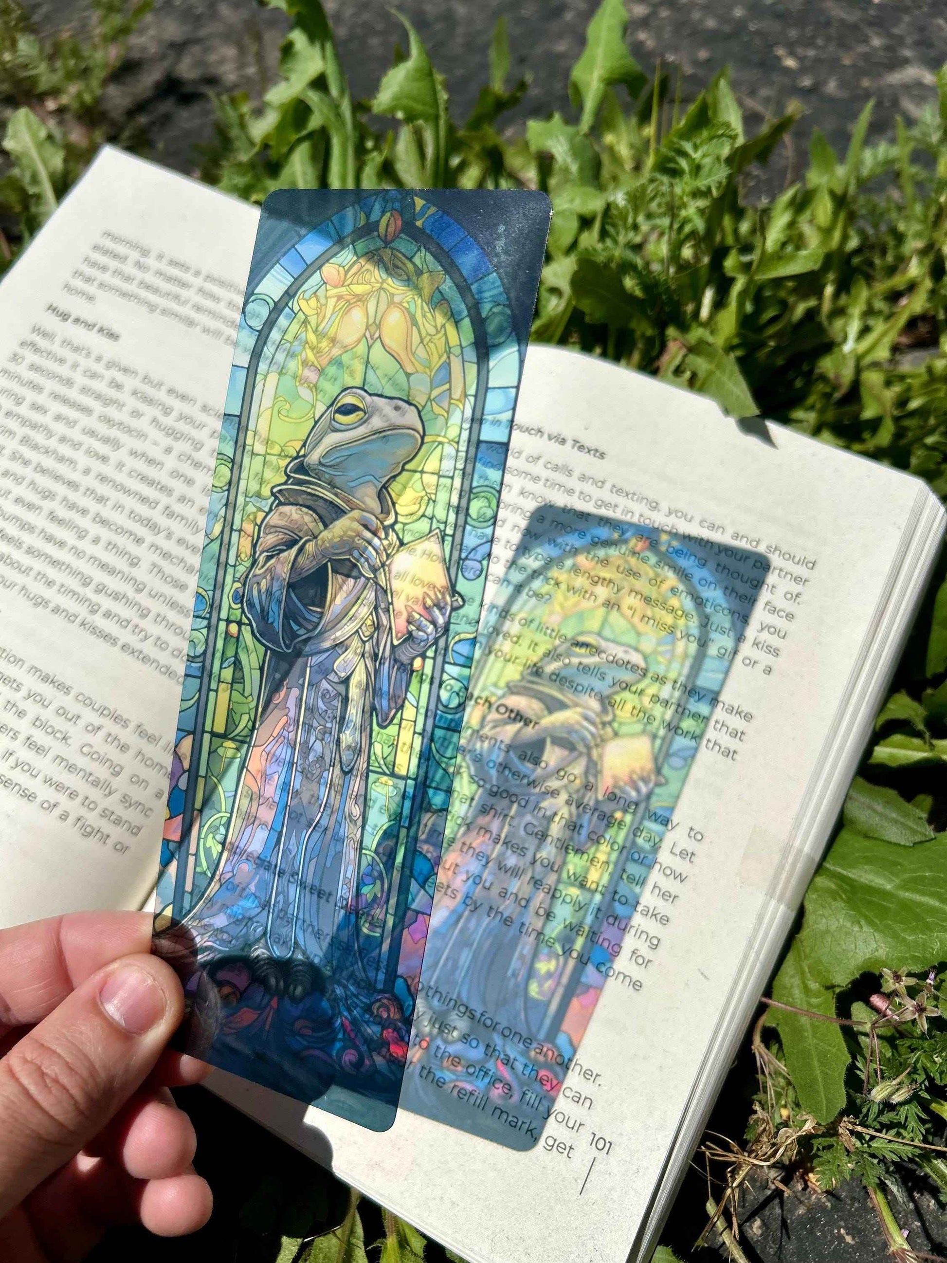 Noble Frog of Wisdom Bookmark – Keeper of Ancient Secrets, Guardian of Knowledge, and Whimsical Guide on Your Reading Quest