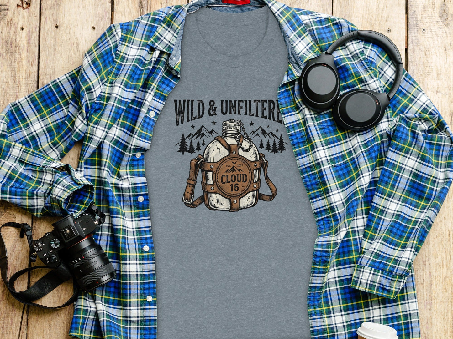 Rugged Wild & Unfiltered Spirit Wilderness Shirt
