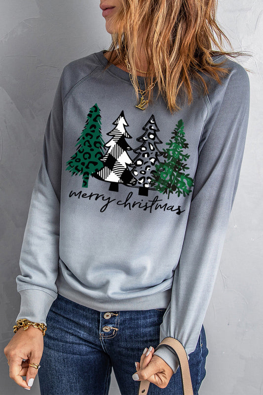 Ella Color Print Graphic Sweatshirt