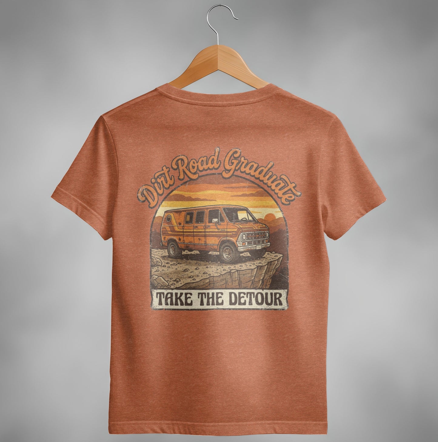 Dirt Road Graduate Vintage Van Life T-Shirt