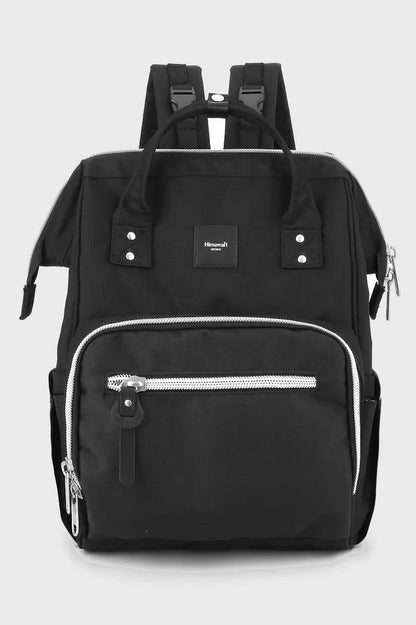 Himawari Waterproof Canvas Backpack With Side Pockets
