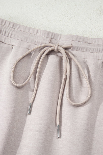 Ava Pullover Drawstring Mini Skirt