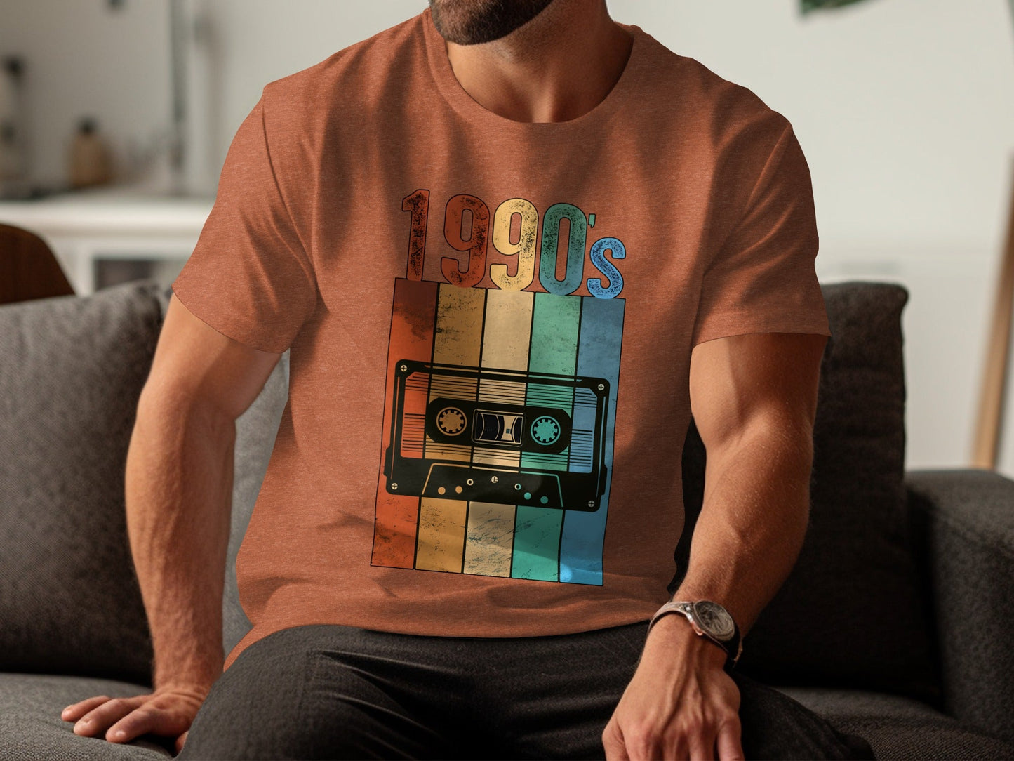Vintage Cassette Tape with 1990s Design Retro T-Shirt