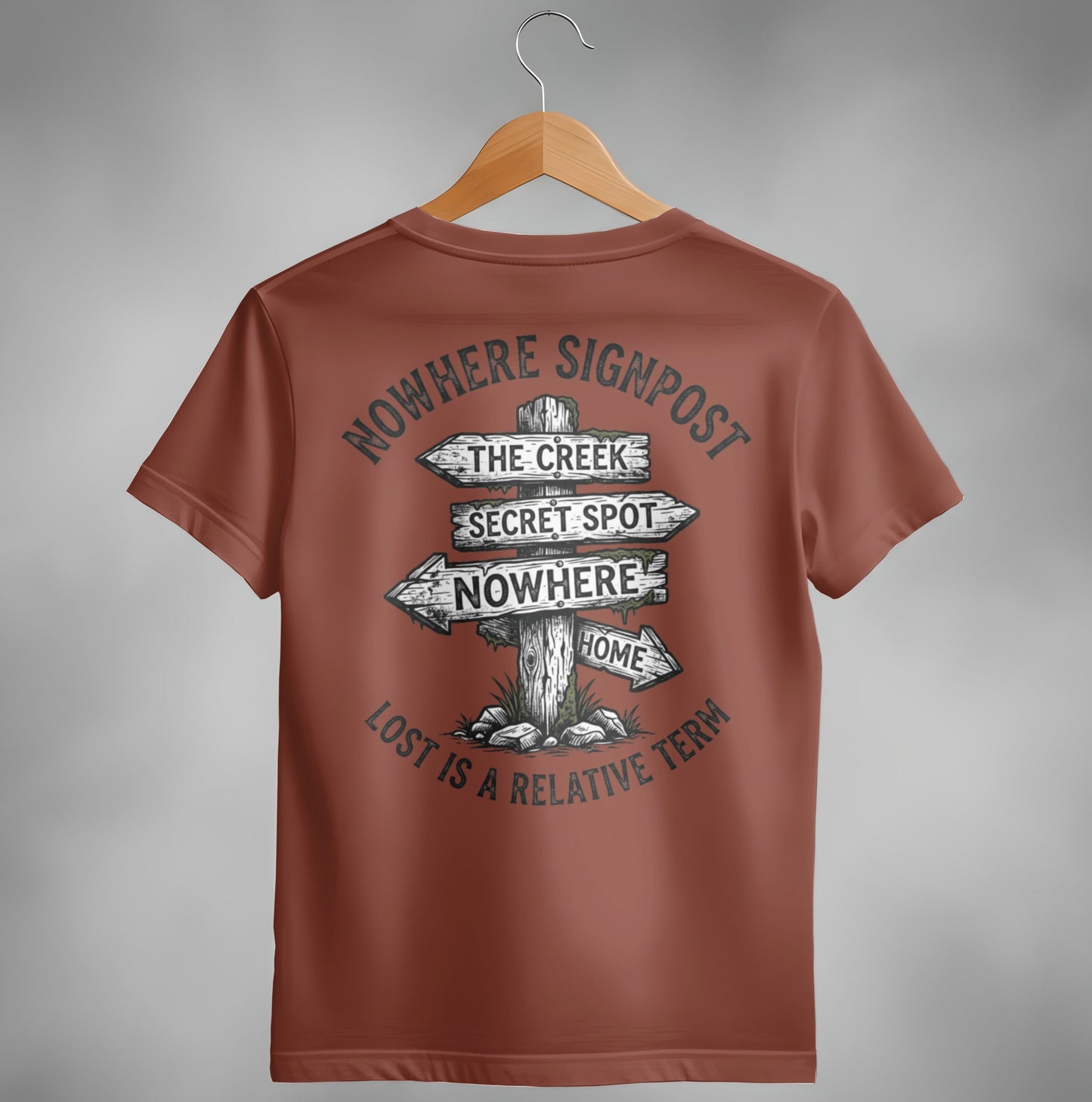 Nowhere Signpost: Wanderer's Path T-Shirt