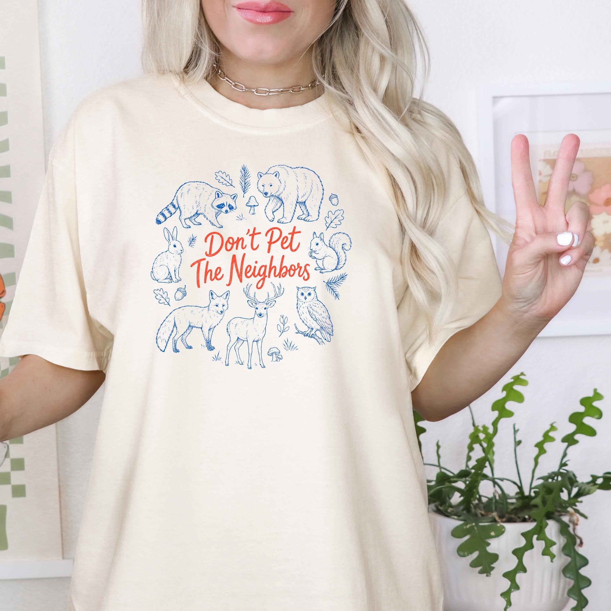 Cabin Core Shirt – Raccoon Hiking Tee With Woodcut Nature Lover Design