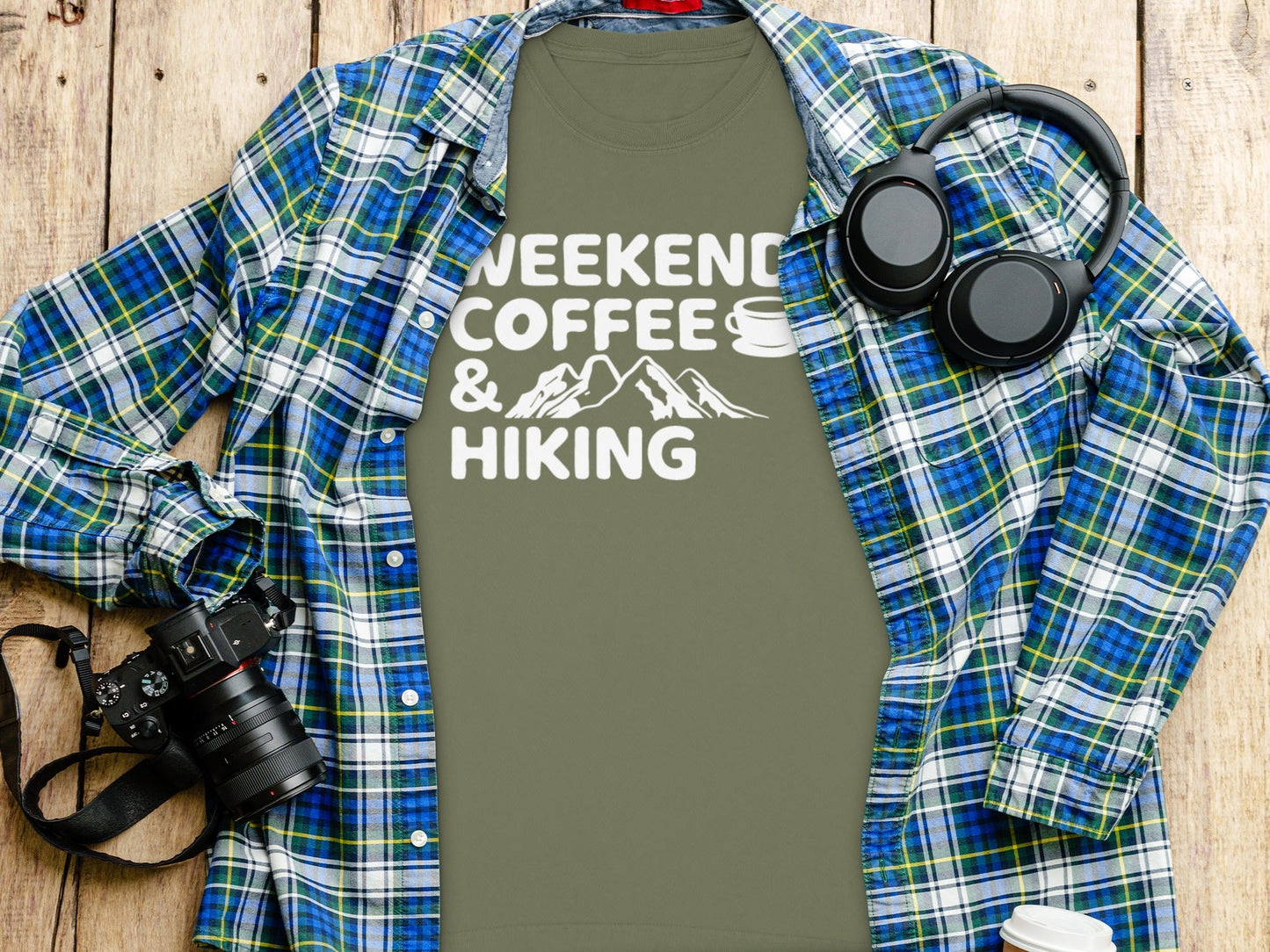 Weekends Coffee and Hiking Adventure Long Sleeve T-Shirt